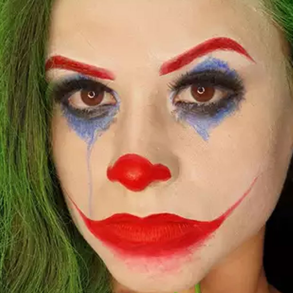 Maquiagem Halloween Joker  Maquiagem halloween, Maquiagem de