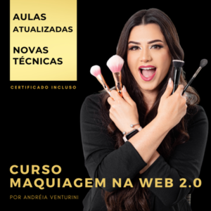 Curso maquiagem na web Andreia Venturini 2.0