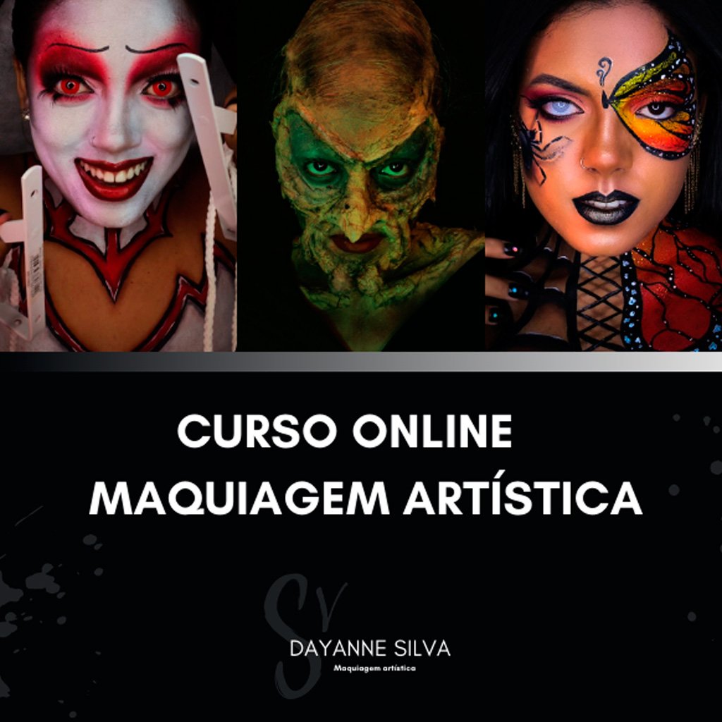 Maquiagem artística - Caveira e Maquiagem básica