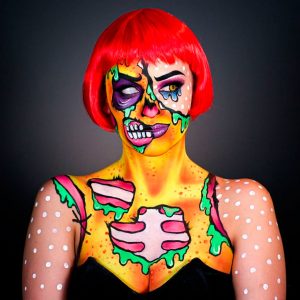 Curso de Maquiagem Artística Zombie Pop Art - Wanessa Brazil